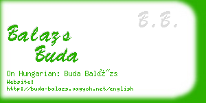 balazs buda business card